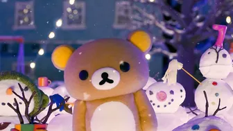 Dancing Snowmen | Rilakkuma and Kaoru | Clip | Netflix Anime