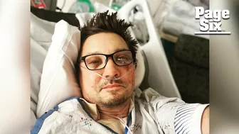 Jeremy Renner posts video from ICU after snowplow accident | Page Six Celebrity News