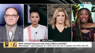 Woj on LeBron's recent changes to his game | NBA Today