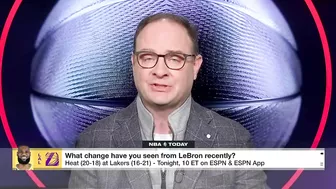 Woj on LeBron's recent changes to his game | NBA Today