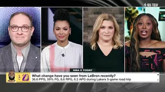 Woj on LeBron's recent changes to his game | NBA Today