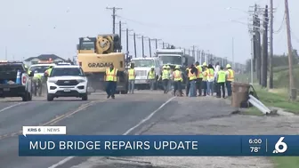 Yorktown Mud Bridge work to stretch into the end of March