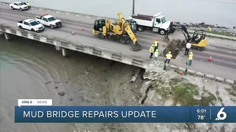 Yorktown Mud Bridge work to stretch into the end of March