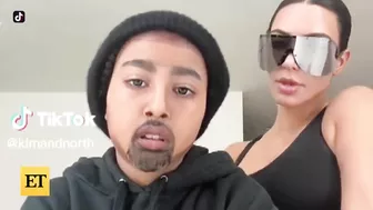 North TRANSFORMS Into Dad Kanye West Alongside Kim Kardashian on TikTok