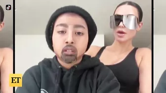 North TRANSFORMS Into Dad Kanye West Alongside Kim Kardashian on TikTok