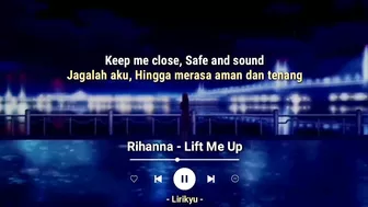 Rihanna - Lift Me Up (Lyrics Terjemahan) tiktok speed up ~ drowning in an endless sea