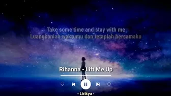 Rihanna - Lift Me Up (Lyrics Terjemahan) tiktok speed up ~ drowning in an endless sea