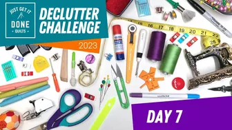 ???????????? DAY 7 CATCH UP- SEWING ROOM DECLUTTER CHALLENGE 2023