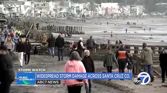 Storm cleanup in Santa Cruz Co. as beach towns brace for more storms on the way in NorCal