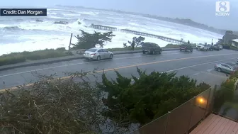 Timelapse: Seacliff State Beach Pier decimated by waves