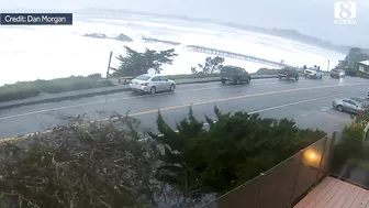 Timelapse: Seacliff State Beach Pier decimated by waves