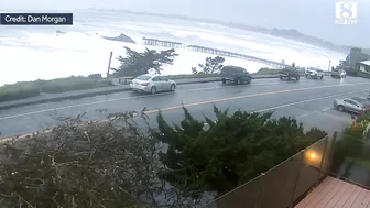 Timelapse: Seacliff State Beach Pier decimated by waves