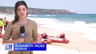 Desperate search for missing swimmer at treacherous Melbourne beach | 9 News Australia