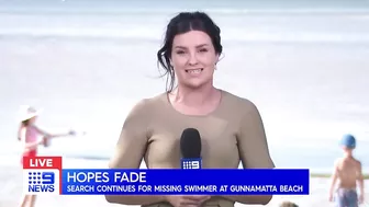 Desperate search for missing swimmer at treacherous Melbourne beach | 9 News Australia