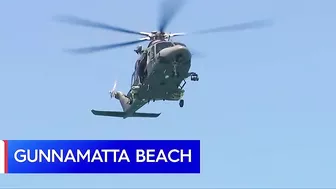 Desperate search for missing swimmer at treacherous Melbourne beach | 9 News Australia