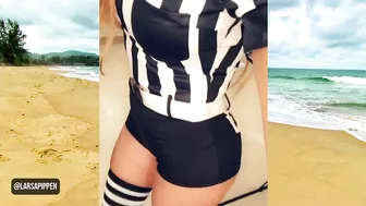 Larsa Pippen Rocks a Selection of Bikinis on Her Beach Holiday