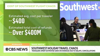 Southwest Airlines passengers looking for refunds after holiday travel chaos