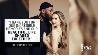 Allison Holker Honors Her "Superman" Stephen "tWitch" Boss | E! News