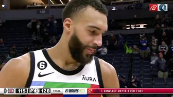 'We're gonna win a LOT of games!' - Rudy Gobert after season-high 25 PTS & 21 REB | NBA on ESPN