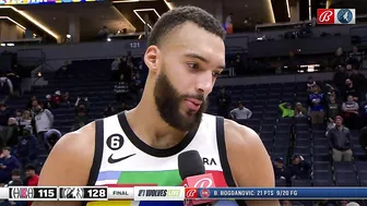 'We're gonna win a LOT of games!' - Rudy Gobert after season-high 25 PTS & 21 REB | NBA on ESPN