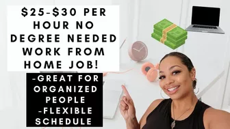 $25-$35 PER HOUR WORK FROM HOME JOB! NO DEGREE NEEDED, FLEXIBLE SCHEDULE GREAT FOR ORGANIZED PEOPLE