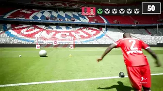 Mané Shoots with American Football | Epic Six Ball Target-Challenge