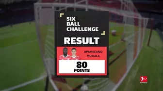 Mané Shoots with American Football | Epic Six Ball Target-Challenge