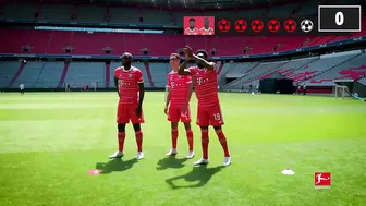 Mané Shoots with American Football | Epic Six Ball Target-Challenge