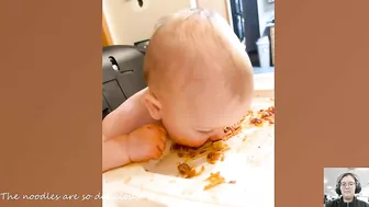 Funny Babies Eating Spaghetti Compilation || Just Laugh