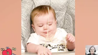 Funny Babies Eating Spaghetti Compilation || Just Laugh