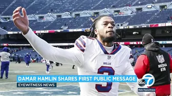 'Keep praying for me': Damar Hamlin posts on Instagram for 1st time since collapse