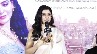 Samantha EMOTIONAL Speech At Shaakuntalam Movie Trailer Launch Event | Dil Raju | Daily Culture