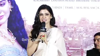 Samantha EMOTIONAL Speech At Shaakuntalam Movie Trailer Launch Event | Dil Raju | Daily Culture