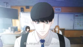 When Hyeong-seok Arrives, Sparkles Appear! | Lookism | Netflix Anime