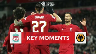 Liverpool v Wolverhampton Wanderers | Key Moments | Third Round | Emirates FA Cup 2022-23