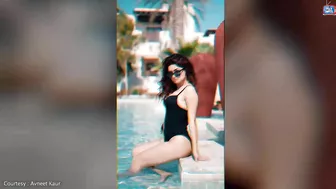 Avneet Kaur Dancing In Bikini In Swimming Pool????????????