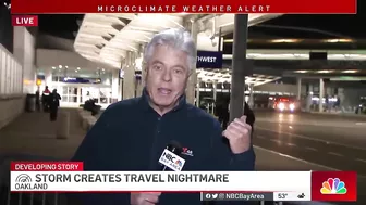 Southern California Storm Creates Travel Nightmare in Oakland