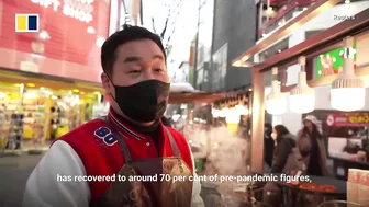 South Korean street vendors eagerly await Chinese tourists amid tit-for-tat Covid travel measures