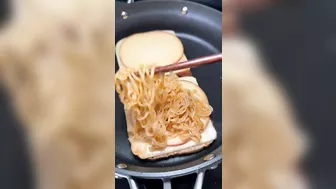 Day 26.25 of my ramen challenge - Fried Ramen Grilled Cheese