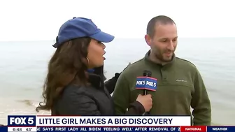 Maryland girl finds Megalodon tooth along Calvert County beach | FOX 5 DC