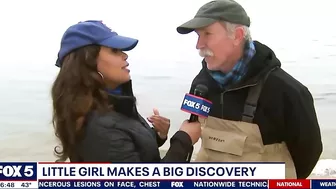 Maryland girl finds Megalodon tooth along Calvert County beach | FOX 5 DC