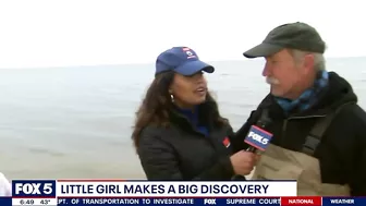 Maryland girl finds Megalodon tooth along Calvert County beach | FOX 5 DC