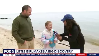 Maryland girl finds Megalodon tooth along Calvert County beach | FOX 5 DC