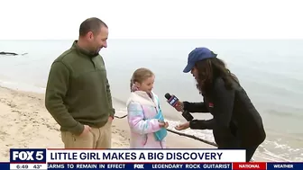 Maryland girl finds Megalodon tooth along Calvert County beach | FOX 5 DC