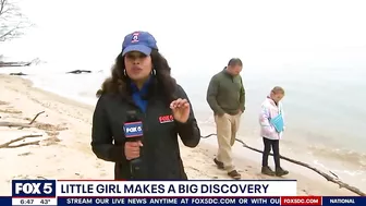 Maryland girl finds Megalodon tooth along Calvert County beach | FOX 5 DC