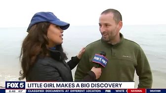 Maryland girl finds Megalodon tooth along Calvert County beach | FOX 5 DC