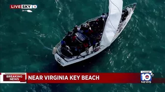 Authorities respond to large group of migrants found near Virginia Key Beach