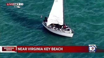 Authorities respond to large group of migrants found near Virginia Key Beach