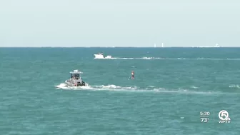 Rare right whale with calf brings crowds to Juno Beach