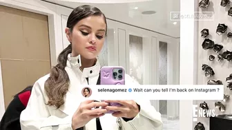 Selena Gomez Officially Returns to Instagram | E! News